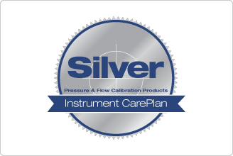 압력 및 유량 교정 제품을 위한 Silver CarePlan